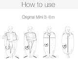 Puckababy® MINI – Pucksack Baby mit Bauchband – 3/6 M - 8