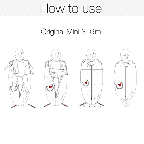 Puckababy® MINI – Pucksack Baby mit Bauchband – 3/6 M - 8