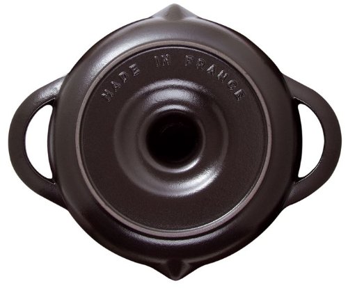 Staub 1200023 Hähnchenbräter 24 cm, Edelstahl, schwarz - 2