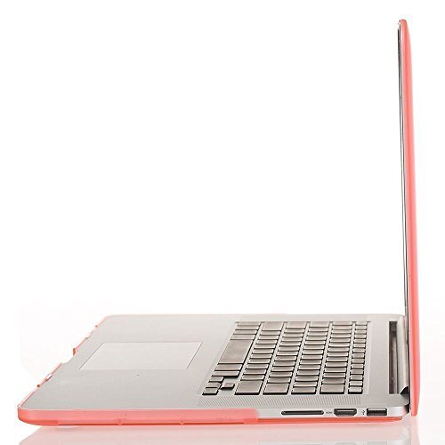 MOSISO Ultra Slim Plastik Hartschale Schutzhülle Hülle Snap Case für Macbook Pro 13 Zoll mit Retina Display NO CD-ROM Drive (A1502 / A1425), Rose - 7