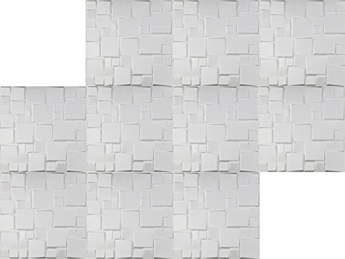 5 m2, Paneele 3D Platten Wandpaneele 3D Wandplatten Wand Decke, 50x50cm WILLIAM - 4