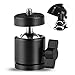 Price comparison product image PIXNOR Mini Tripod Head Tripod Ball Head 1/4" Threaded Camera 360 Degrees Camcorder (Black)