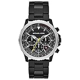 Michael Kors Herren Chronograph Quarz Uhr mit Edelstahl Armband MK8643