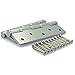 Produktbild SHIEM 4 Zoll Türscharnier Edelstahl Scharnierlager Mute Tür Scharnier Unsichtbare Tür Legierung Lager Scharnier, Brushed Stainless Steel