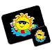 Produktbild Sonne im Urlaub und Sonnenbrille Mauspad & Untersetzer
