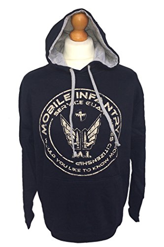 Starship Troopers Blue Hoodie Mobile Infantry (s-xxl) (xlarge)