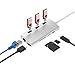 Produktbild AGSHOP Multiport Hub Adapter.Multifunktionale Typ-c Docking Station PD 3-Port USB3.0 Hub RJ45 und SD-Kartenleser USB-C Digital AV mit 4K HDMI Gigabit Ethernet Adapter für MacBook Pro13,15 MacBook12