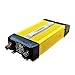 Produktbild Spannungswandler,Auto Power Inverter 1200 W DC 12 V bis AC 220V USB Power Converter Wechselrichter Stromversorgung (gelb)