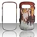 Produktbild 2D braun horsespantech Breakout 8995 Verizon Schutzhülle Hard Case Snap On Cover Gummierte Matte Oberfläche Harte Muscheln