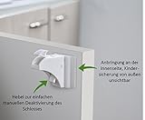 Kleiner Elefant 2017er Version – 8+3 Schrankschloss-Set. Unsichtbare Kindersicherung für Schrank, Kommode und Schubladen. Das Sicherheitsschloss für Babys und Kinder. Magnetschloss ohne Bohren oder Schrauben. 8 Schlösser, 3 Schlüssel (nicht nur 2). - 3