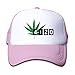 Produktbild Osmykqe Weed Leaf 420 Malerei Kinder Mütze Hut Baseballmützen Kinder Gitter Hut Trucker Cap für Jungen Mädchen 03VV8887