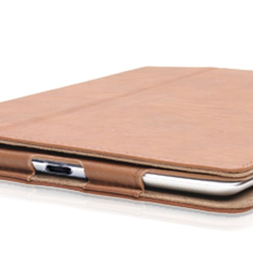 iPad 4 und 3 Hülle (Braun ), Snugg - Smart Case mit lebenslanger Garantie + Sleep / Wake Funktion