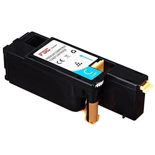 FDC - Cartucho de tóner compatible Xerox Phaser 6020, 6022 WorkCentre 6025, 6027, 6028 impresoras de cartuchos de tóner, color cian