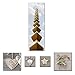 Produktbild Eco Light Art Wand Leinwand Bundle Exquisite Endless Spalte Brancusi 40 x 119,9 cm für Home Décor und Lovely Rustikal Collage Set von 4 Artwork modernen gerahmt