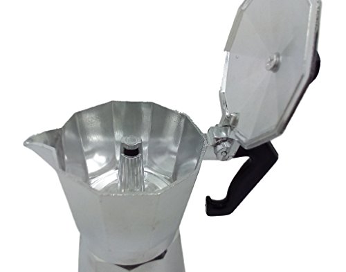 ducomi® Haus – Moka Express 1 tazza silber / schwarz - 4