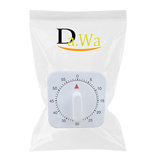 Da.Wa Küchentimer 60-minütigen kurzzeitwecker Zeitschaltuhr Erinnerung, 1 Stück, Weiss - 7