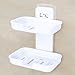 Produktbild Guzack Seifenschale, Mural Adhésif Seifenschale Badezimmer Aufbewahrung Organizer Rack Seifen Box für Schwämme Scrubber Seife, Double Layers