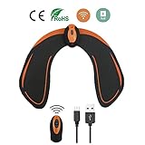 BettorU Hips Trainer, Buttock Lifting Machine USB Rechargeable EMS Muscle Stimulator and Remote Control Butt Workout Device, Body Shaper