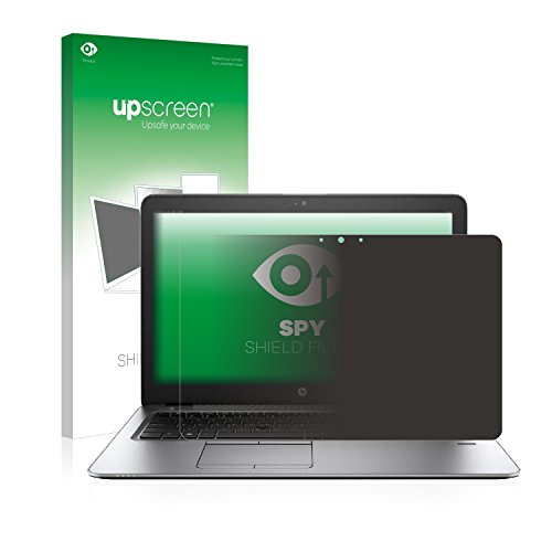 upscreen Spy Shield Filter Blickschutzfilter HP EliteBook 850 G3 (Touch) - Blickschutz, Sichtschutz, Kratzfest, Blendschutz, Made in Germany