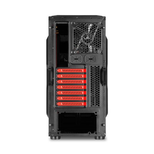 Sharkoon BD28 MIDI ATX Tower PC-Gehäuse rot - 2