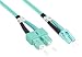 Produktbild Patchkabel LWL Duplex OM3 (Multimode, 50/125) SC/LC, 0,5m, Good Connections®