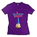 Produktbild Nana-Custom Tees Damen T-Shirt Gr. S, Schwarz - Violett