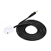 Produktbild Petterson YKT-AB057 Auto Male AUX Kabel Musikspielkabel Handy MP3 Audio Eingangskabel Autozubehör Für Citroen Für Peugeot (Black & White)