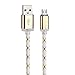 Produktbild YusellYu_Mädchen Strampler Jumpsuit Yusell LED-Licht Micro-USB-Ladekabel Ladekabel für Samsung Galaxy S7 Edge (Gold)