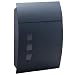 Produktbild MCTECH Briefkasten Gebürstetes Edelstahl Postkasten Mailbox Zeitung Wandbriefkasten Post Briefkastenanlage Letterbox Anthrazit (K type, anthrazit)