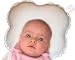 Anti-Pressure Baby Head Support Pillow MADE IN ENGLAND. Recommended by Paediatricians to prevent flathead (positional plagiocephaly). Breathable pillow with 100% Cotton Cover (White). The central cavity provides a non pressure soft all round positioning surface allowing for natural cranial reshaping. Can be used anywhere.