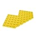 Produktbild 1 x Lego System Bau Platte gelb 10 x 10 ohne Ecke Winkelplatte city 7905 2401
