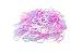 Mytoptrendz® Pastel Mix Small Tiny Mini Elastics Hair Tie Ultra Elastic Rubber Bands