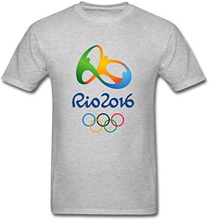 M6T4YR Men's The 2016 Rio De Janeiro Olympic Games Emblem T Shirts