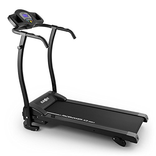 Klarfit Pacemaker X3 Laufband Heimtrainer (1,5 PS, 12 km/h, Trainingscomputer, Pulsmesser, 3 Steigungsstufen, zusammenklappbar) verschiedene Farben - 7