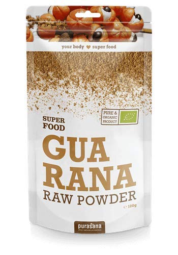 Purasana - Super Food - Poudre de Guarana - 100 gramme - 100% biologiques de qualité