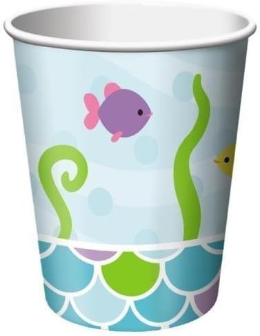Mermaid Friends Creative Party Paper Party Cups (8 Pack)
