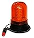 Produktbild 12V/24V 80 SMD LED Magnetfußes Rundumleuchte mit 3 Funktionen Warnleuchte Orange