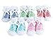 J.I.P Baby Socks Sneaker Print, New Born Size, Assorted