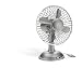 Produktbild REFLECTS Ventilator USB klein, Lüfter, Tischventilator aus Metall in silber, funktioniert auch mit Batterien