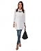 The Essential One - Maternity Nursing Jersey Shirt Top - White - Medium - EOM146