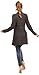 Happy Mama Women's Maternity Waterfall Cardigan Cable Knit Coat Long Wrap 326p (Graphite, ONE SIZE UK 8/10/12)