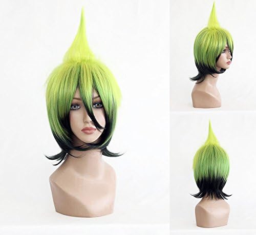 Women's Wig Cosplay Wig Salar Yman Exorcist Amaimon 35 cm Green
