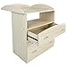 Infantastic Baby Changing Table Unit 3 Drawers Chest Storage Nursery Furniture (Beech)