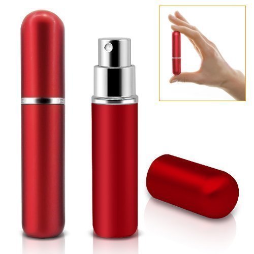 Accessotech Travel Refillable Metal Atomiser Perfume Spray Bottle Holiday Handbag Aftershave