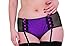 Produktbild Curvy Kate Damen Taillenslip Tease Suspender Short, Black (Pink/Black), 46