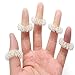Produktbild MOSHANGHUA 5 Stück Massage Ring Akupressur Ring Körper Akupunktur Massagegerät,Silver