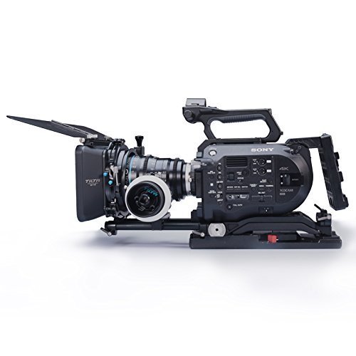 Tilta ES-T15A SONY 4K PXW-FS7 Cage FS7 Rig BS-T10 Quick Release Baseplate 15mm Rods + MB-T05 Mattebox + FF-T03 Follow focus