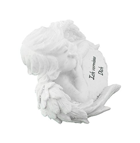 Grabschmuck „Engel und Stein mit Inschrift“ 17cm - 2