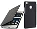 Price comparison product image StilGut Book Type Slim, Genuine Leather Case for Huawei P9 lite, Black Nappa