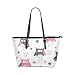 Produktbild Cute Owl Girl Beliebte Top Große Weiche Leder Tragbare Top Hand Totes Taschen Kausale Handtaschen Mit Reißverschluss Schulter Shopping Geldbörse Gepäck Organizer Für die Arbeit Von Lady Girls Womens